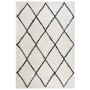 Black and cream long pile rug 160x230 cm by vidaXL, Rugs - Ref: Foro24-342149, Price: 80,44 €, Discount: %