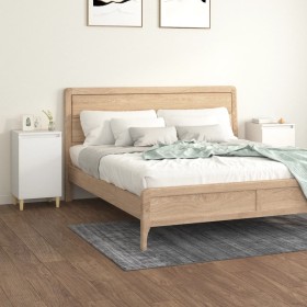 Bedside tables 2 units plywood white 40x35x70 cm by vidaXL, Nightstands - Ref: Foro24-819629, Price: 86,49 €, Discount: %