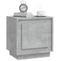 Bedside tables 2 pcs concrete gray wood 44x35x45 cm by vidaXL, Nightstands - Ref: Foro24-819845, Price: 55,56 €, Discount: %