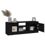 Mueble de TV con puerta negro 102x30x36 cm de vidaXL, Muebles TV - Ref: Foro24-823351, Precio: 50,90 €, Descuento: %