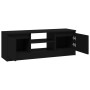 Mueble de TV con puerta negro 102x30x36 cm de vidaXL, Muebles TV - Ref: Foro24-823351, Precio: 50,90 €, Descuento: %