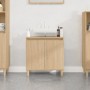 Sonoma oak plywood washbasin cabinet 58x33x60 cm by vidaXL, bathroom vanities - Ref: Foro24-821255, Price: 56,76 €, Discount: %