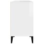 Glossy white plywood sink cabinet 80x33x60cm by vidaXL, bathroom vanities - Ref: Foro24-821294, Price: 64,99 €, Discount: %