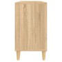 Sonoma oak plywood washbasin cabinet 80x33x60 cm by vidaXL, bathroom vanities - Ref: Foro24-821287, Price: 72,98 €, Discount: %