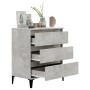 Concrete gray plywood sideboard 60x35x70 cm by vidaXL, Sideboards - Ref: Foro24-823052, Price: 58,35 €, Discount: %