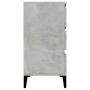 Aparador de madera contrachapada gris hormigón 60x35x70 cm de vidaXL, Aparadores - Ref: Foro24-823052, Precio: 58,35 €, Descu...