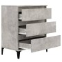 Concrete gray plywood sideboard 60x35x70 cm by vidaXL, Sideboards - Ref: Foro24-823052, Price: 58,35 €, Discount: %