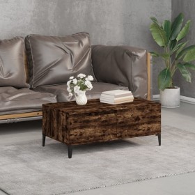 Smoked oak plywood coffee table 90x50x36.5 cm by vidaXL, Coffee table - Ref: Foro24-821121, Price: 46,20 €, Discount: %