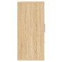 Aparador de madera contrachapada roble Sonoma 91x29,5x65 cm de vidaXL, Aparadores - Ref: Foro24-823345, Precio: 74,60 €, Desc...