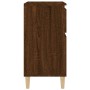 Aparador madera contrachapada marrón roble 60x35x70 cm de vidaXL, Aparadores - Ref: Foro24-819683, Precio: 59,68 €, Descuento: %