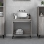 Sonoma gray plywood sink cabinet 58x33x60 cm by vidaXL, bathroom vanities - Ref: Foro24-821266, Price: 53,31 €, Discount: %