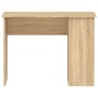 Escritorio de madera contrachapada roble Sonoma 100x55x75 cm de vidaXL, Escritorios - Ref: Foro24-823027, Precio: 79,99 €, De...