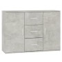 Gray concrete plywood sideboard 91x29.5x65 cm by vidaXL, Sideboards - Ref: Foro24-823346, Price: 83,33 €, Discount: %