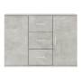 Aparador de madera contrachapada gris hormigón 91x29,5x65 cm de vidaXL, Aparadores - Ref: Foro24-823346, Precio: 83,33 €, Des...