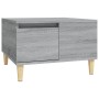 Sonoma gray plywood coffee table 55x55x36.5 cm by vidaXL, Coffee table - Ref: Foro24-821082, Price: 61,36 €, Discount: %