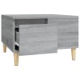 Sonoma gray plywood coffee table 55x55x36.5 cm by vidaXL, Coffee table - Ref: Foro24-821082, Price: 61,36 €, Discount: %