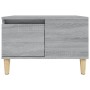 Sonoma gray plywood coffee table 55x55x36.5 cm by vidaXL, Coffee table - Ref: Foro24-821082, Price: 61,36 €, Discount: %