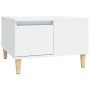 Mesa de centro madera contrachapada blanco 55x55x36,5 cm de vidaXL, Mesas de centro - Ref: Foro24-821076, Precio: 50,05 €, De...