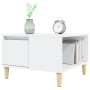 Mesa de centro madera contrachapada blanco 55x55x36,5 cm de vidaXL, Mesas de centro - Ref: Foro24-821076, Precio: 50,05 €, De...