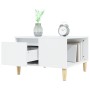 Mesa de centro madera contrachapada blanco 55x55x36,5 cm de vidaXL, Mesas de centro - Ref: Foro24-821076, Precio: 50,05 €, De...