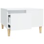 Mesa de centro madera contrachapada blanco 55x55x36,5 cm de vidaXL, Mesas de centro - Ref: Foro24-821076, Precio: 50,05 €, De...