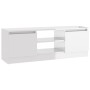 TV cabinet with glossy white door 102x30x36 cm by vidaXL, TV Furniture - Ref: Foro24-823352, Price: 69,99 €, Discount: %