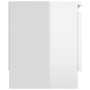 TV cabinet with glossy white door 102x30x36 cm by vidaXL, TV Furniture - Ref: Foro24-823352, Price: 69,99 €, Discount: %