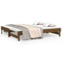 Sofá cama extraíble madera maciza pino marrón miel 2x(90x190)cm de vidaXL, Camas y somieres - Ref: Foro24-823392, Precio: 128...