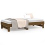 Sofá cama extraíble madera maciza pino marrón miel 2x(90x190)cm de vidaXL, Camas y somieres - Ref: Foro24-823392, Precio: 128...