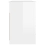 Glossy white plywood desk with drawers 102x50x76cm by vidaXL, Desks - Ref: Foro24-823034, Price: 102,38 €, Discount: %