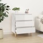 Bright white plywood sideboard 60x35x70 cm by vidaXL, Sideboards - Ref: Foro24-823042, Price: 80,79 €, Discount: %