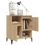 Aparador de madera contrachapada roble Sonoma 60x35x70 cm de vidaXL, Aparadores - Ref: Foro24-821151, Precio: 78,99 €, Descue...