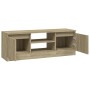 Mueble de TV con puerta roble Sonoma 102x30x36 cm de vidaXL, Muebles TV - Ref: Foro24-823353, Precio: 53,11 €, Descuento: %