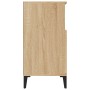 Aparador de madera contrachapada roble Sonoma 60x35x70 cm de vidaXL, Aparadores - Ref: Foro24-821151, Precio: 78,99 €, Descue...