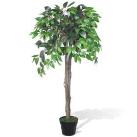 Artificial ficus tree/plant in pot, 110 cm by vidaXL, artificial flora - Ref: Foro24-241360, Price: 39,99 €, Discount: %