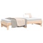 Sofá cama extraíble madera maciza de pino 2x(100x200) cm de vidaXL, Camas y somieres - Ref: Foro24-823374, Precio: 202,60 €, ...