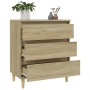 Sideboard aus Sonoma-Eichensperrholz, 60 x 35 x 70 cm von vidaXL, Sideboards - Ref: Foro24-823043, Preis: 59,39 €, Rabatt: %