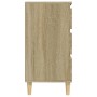 Aparador de madera contrachapada roble Sonoma 60x35x70 cm de vidaXL, Aparadores - Ref: Foro24-823043, Precio: 59,28 €, Descue...