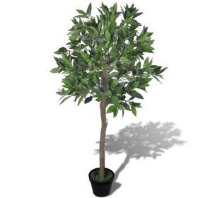 Árbol de laurel artificial con maceta, 120 cm de alto de vidaXL, Flora artificial - Ref: Foro24-241368, Precio: 46,15 €, Desc...