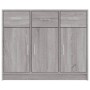 Engineered wood sideboard in Sonoma grey 91x28x75 cm by vidaXL, Sideboards - Ref: Foro24-823014, Price: 98,11 €, Discount: %