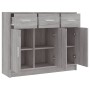 Aparador madera de ingeniería gris Sonoma 91x28x75 cm de vidaXL, Aparadores - Ref: Foro24-823014, Precio: 101,98 €, Descuento: %