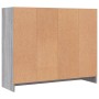 Aparador madera de ingeniería gris Sonoma 91x28x75 cm de vidaXL, Aparadores - Ref: Foro24-823014, Precio: 101,98 €, Descuento: %