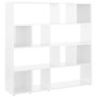 Shiny white shelf/space divider 105x24x102 cm by vidaXL, Room dividers - Ref: Foro24-823247, Price: 77,17 €, Discount: %