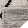 Black and cream long pile rug 160x230 cm by vidaXL, Rugs - Ref: Foro24-342149, Price: 80,44 €, Discount: %