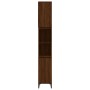 Armario de baño madera contrachapada roble marrón 30x30x190 cm de vidaXL, Muebles de baño - Ref: Foro24-819803, Precio: 133,9...