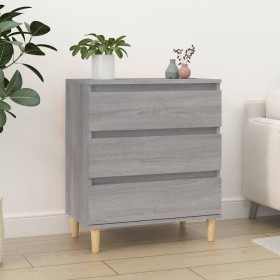 Gray Sonoma plywood sideboard 60x35x70 cm by vidaXL, Sideboards - Ref: Foro24-823046, Price: 73,99 €, Discount: %