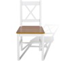 Dining chairs 4 units white pine wood by vidaXL, dining chairs - Ref: Foro24-241513, Price: 206,08 €, Discount: %