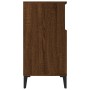 Aparador madera contrachapada marrón roble 60x35x70 cm de vidaXL, Aparadores - Ref: Foro24-821155, Precio: 74,17 €, Descuento: %