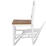 Dining chairs 4 units white pine wood by vidaXL, dining chairs - Ref: Foro24-241513, Price: 206,08 €, Discount: %