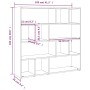 Bücherregal/Raumteiler weiß 105x24x102 cm von vidaXL, Raumteiler - Ref: Foro24-823245, Preis: 77,74 €, Rabatt: %